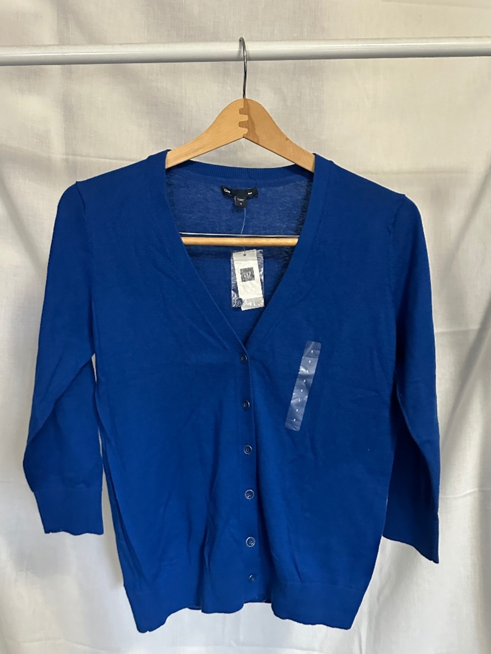 Gap Blue Button Front Cardigan Sweater Size S